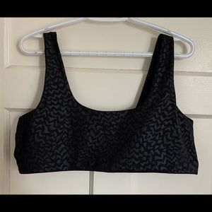 Gap Fit black sports bra, size XL